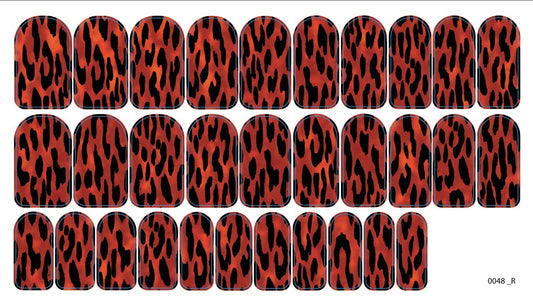 Nagų dekoravimo plėvelės manikiūrui - 0048R