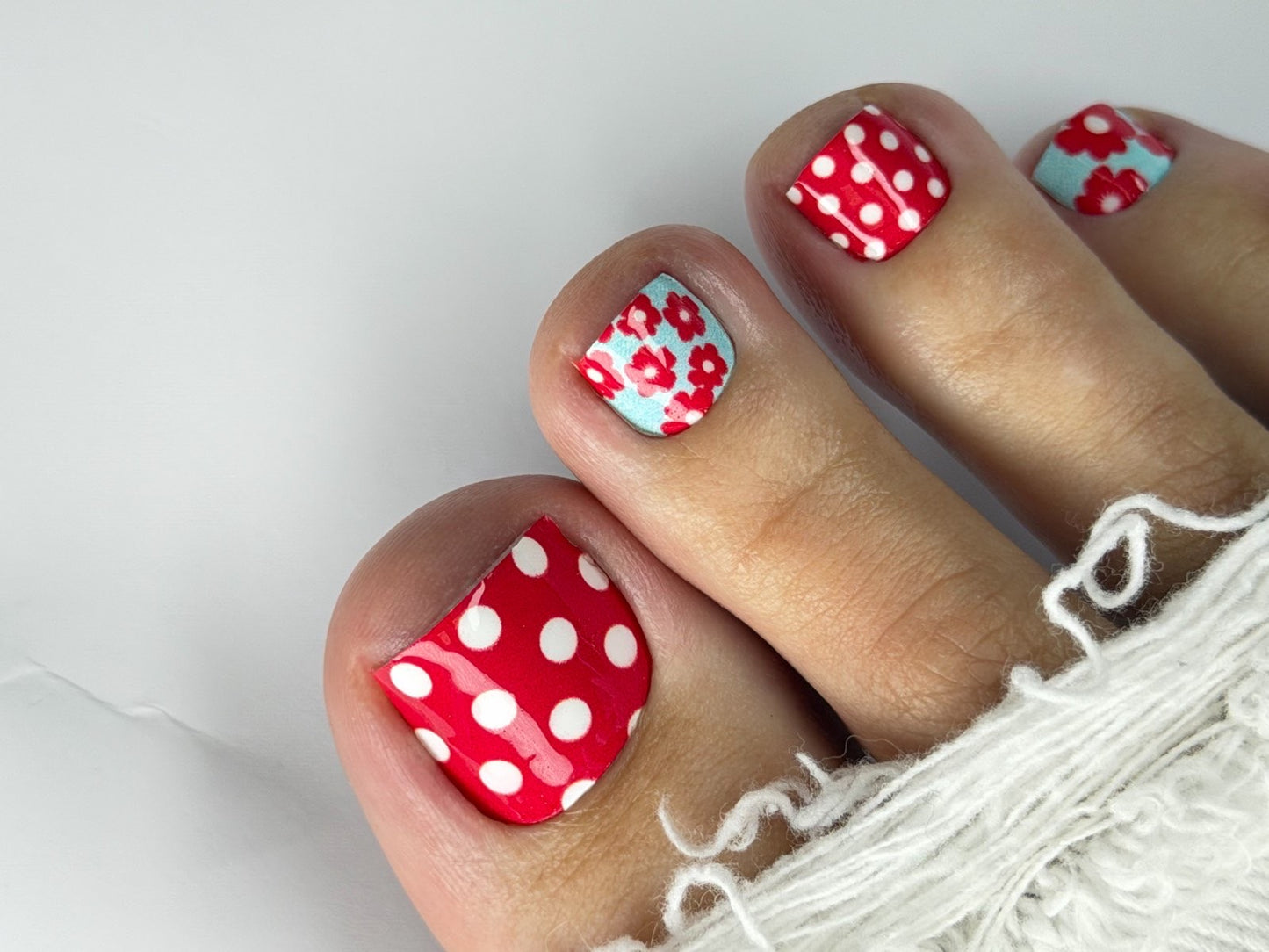 Nagų dekoravimo plėvelės pedikiūrui - 0049K