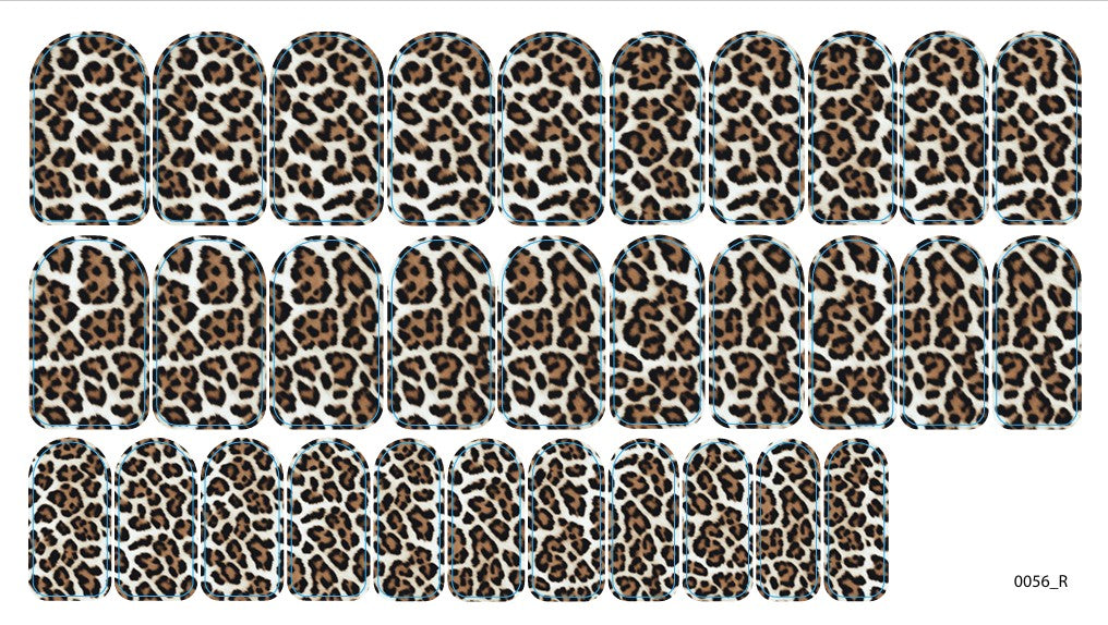 Nagų dekoravimo plėvelės manikiūrui - 0056R