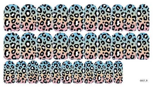 Nagų dekoravimo plėvelės manikiūrui - 0057R