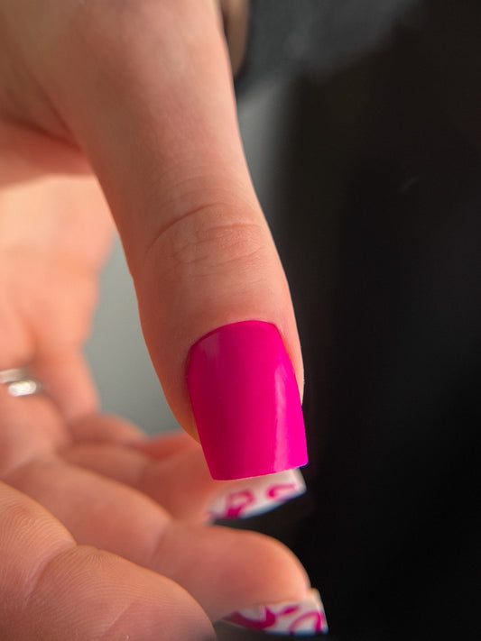 Nagų dekoravimo plėvelės manikiūrui rožinė - 1020R