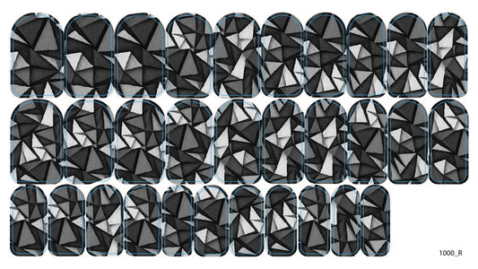 Nagų dekoravimo plėvelės manikiūrui - 1000R