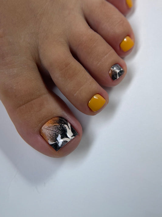 Nail decoration films for pedicure - 1002K 