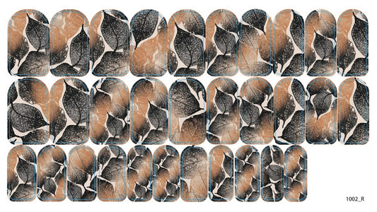 Nagų dekoravimo plėvelės manikiūrui - 1002R