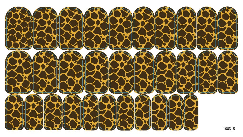 Nagų dekoravimo plėvelės manikiūrui - 1003R