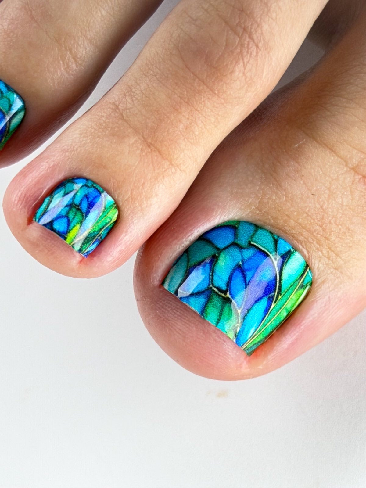 Nail decoration films for pedicure - 1004K 