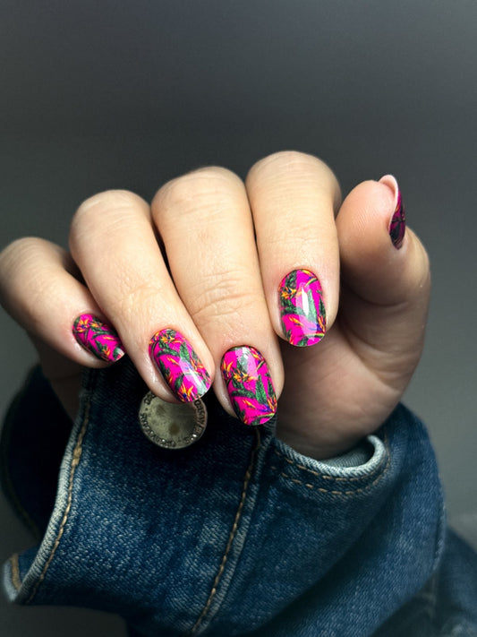 Nail decoration films for manicure - 1005R 