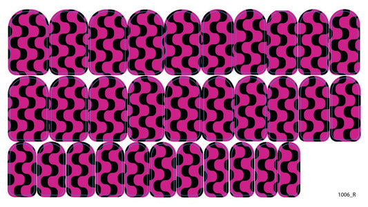 Nagų dekoravimo plėvelės manikiūrui - 1006R