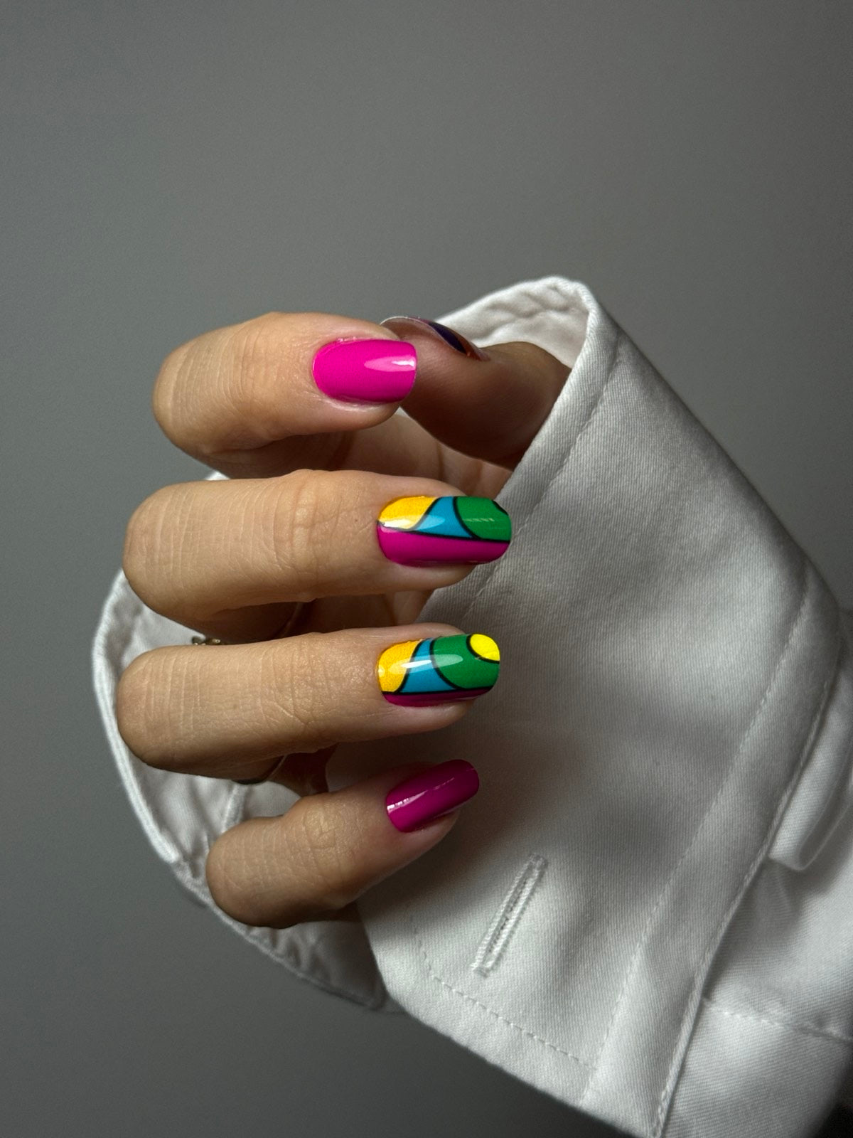 Nail decoration films for manicure - 1007R 