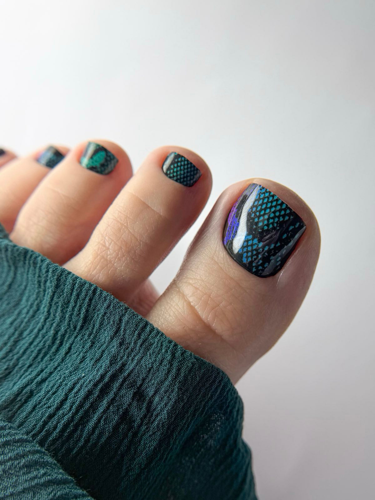 Nail decoration films for pedicure - 1008K 