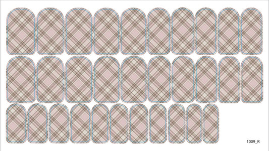 Nagų dekoravimo plėvelės manikiūrui - 1009R