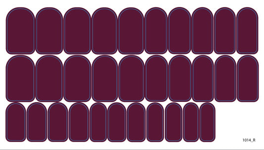 Nagų dekoravimo plėvelės manikiūrui - 1014R