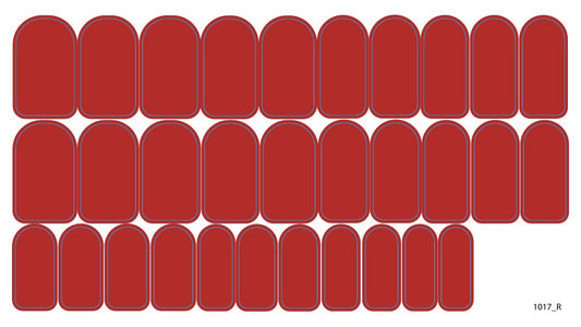 Nagų dekoravimo plėvelės manikiūrui - 1017R