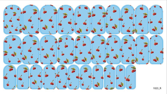 Nail decoration films for manicure - 1023R 