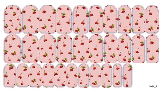 Nail decoration films for manicure - 1024R 