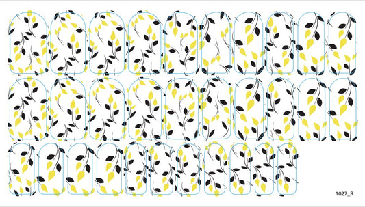 Nail decoration films for manicure - 1027R 