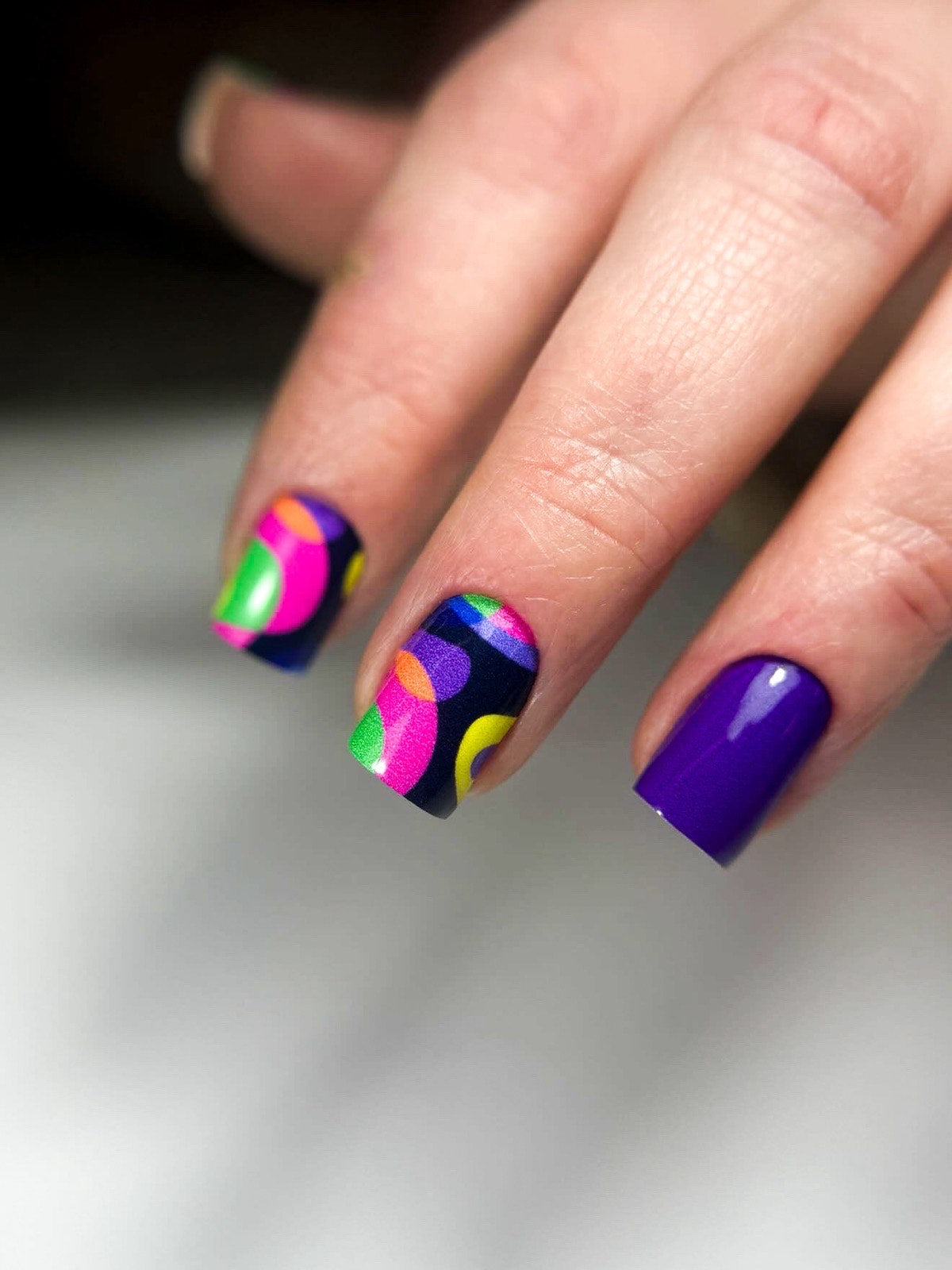 Nail decoration films for manicure - 1029R 