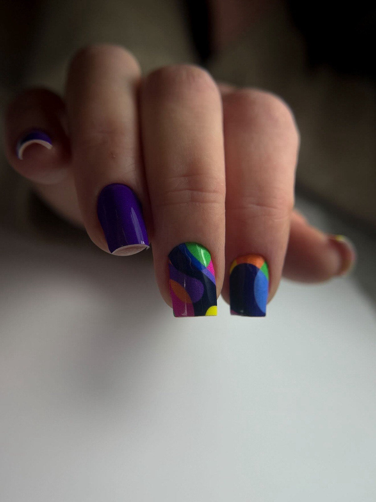 Nail decoration films for manicure - 1029R 