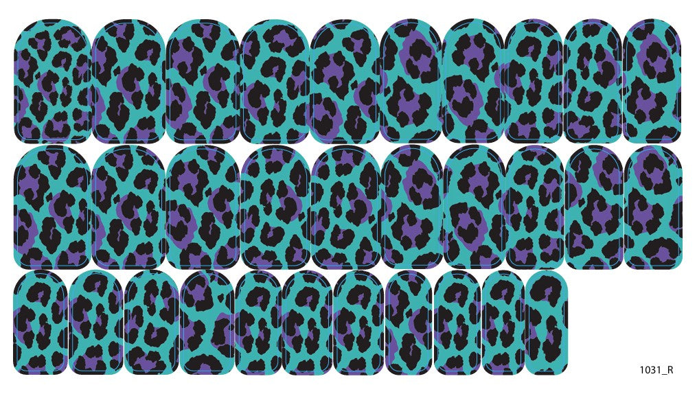 Nail decoration films for manicure - 1031R 