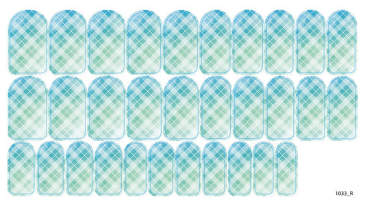 Nail decoration films for manicure - 1033R 