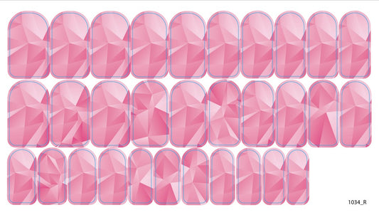 Nail decoration films for manicure - 1034R 