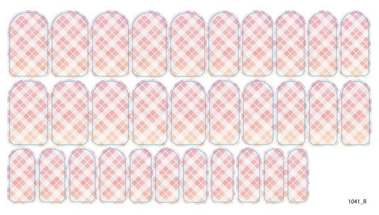Nail decoration films for manicure - 1041R 