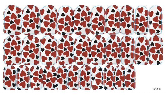 Nail decoration films for manicure - 1042R 