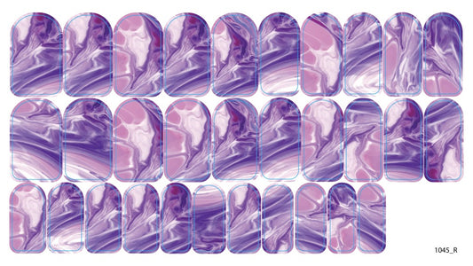 Nail decoration films for manicure - 1045R 