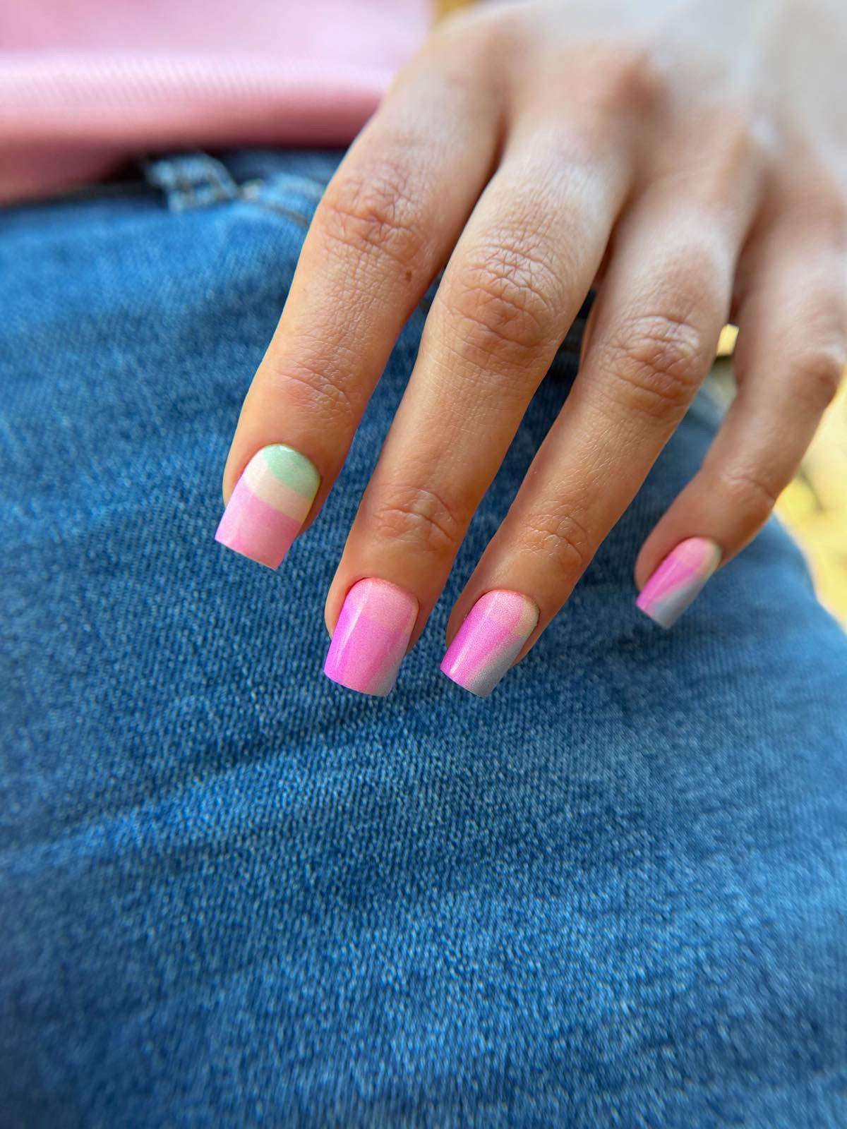 Nail decoration films for manicure - 1046R 