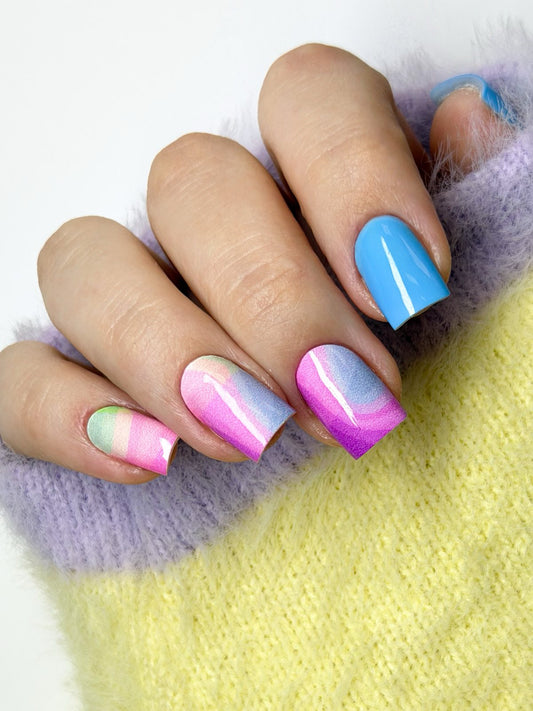 Nail decoration films for manicure - 1046R 