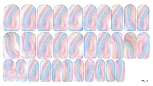 Nail decoration films for manicure - 1047R 