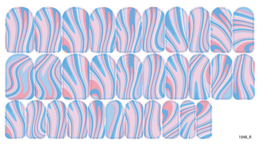 Nail decoration films for manicure - 1048R 