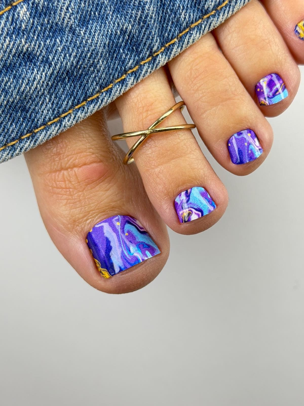 Nail decoration films for pedicure - 1054K 