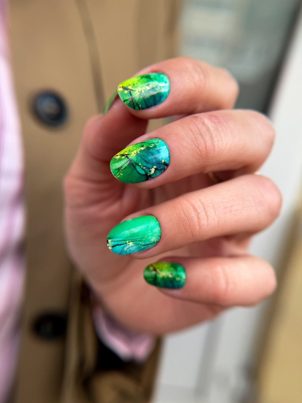 Nail decoration films for manicure - 1055R 