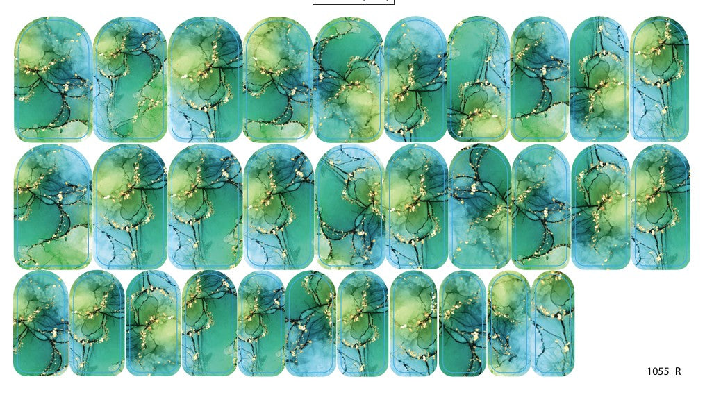 Nagų dekoravimo plėvelės manikiūrui - 1055R