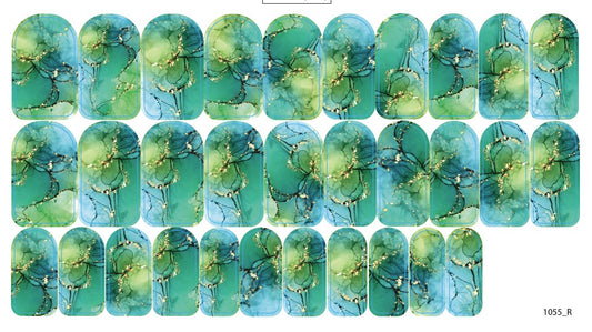 Nail decoration films for manicure - 1055R 