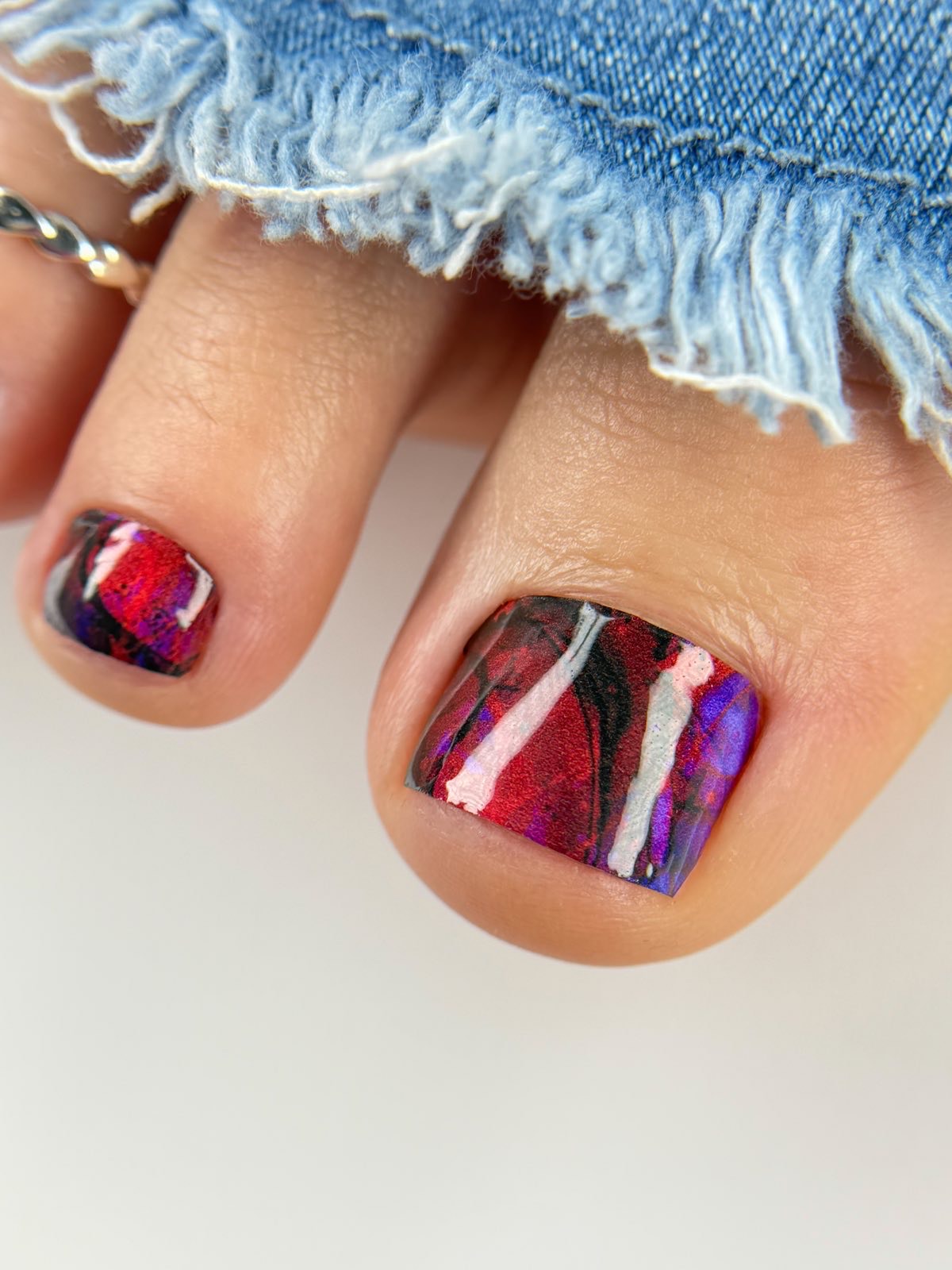 Nail decoration films for pedicure - 1056K 
