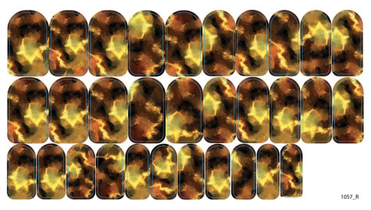 Nail decoration films for manicure - 1057R 