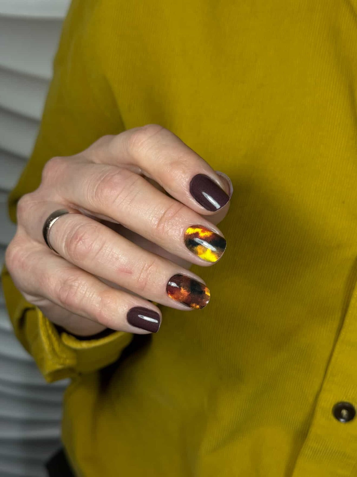 Nagų dekoravimo plėvelės manikiūrui - 1057R