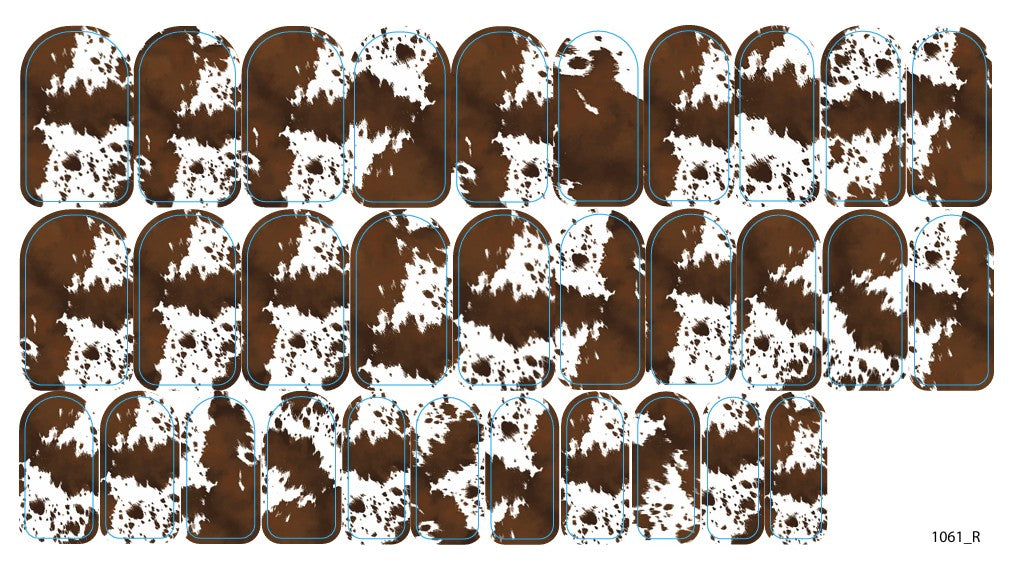 Nagų dekoravimo plėvelės manikiūrui - 1061R