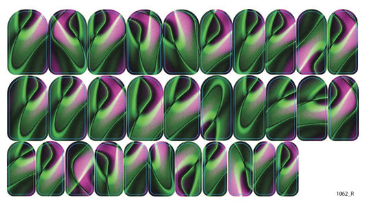 Nail decoration films for manicure - 1062R 