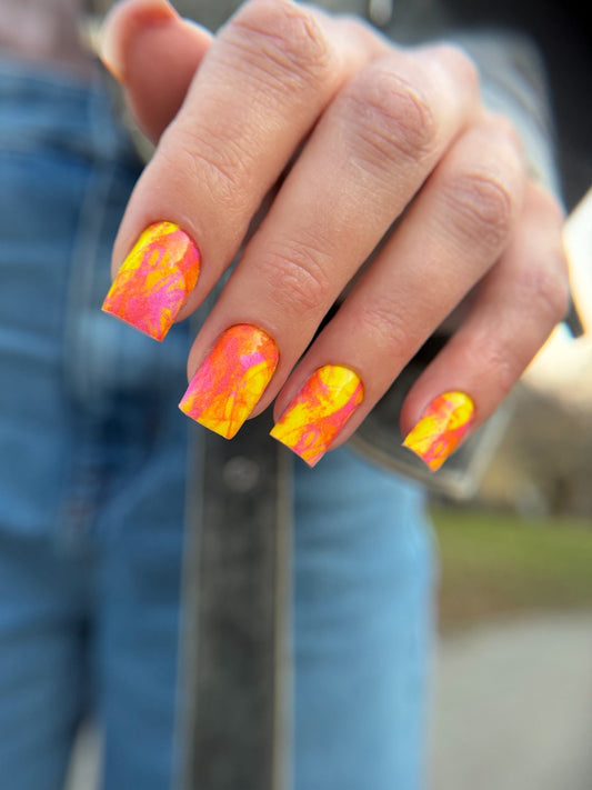 Nail decoration films for manicure - 1063R 