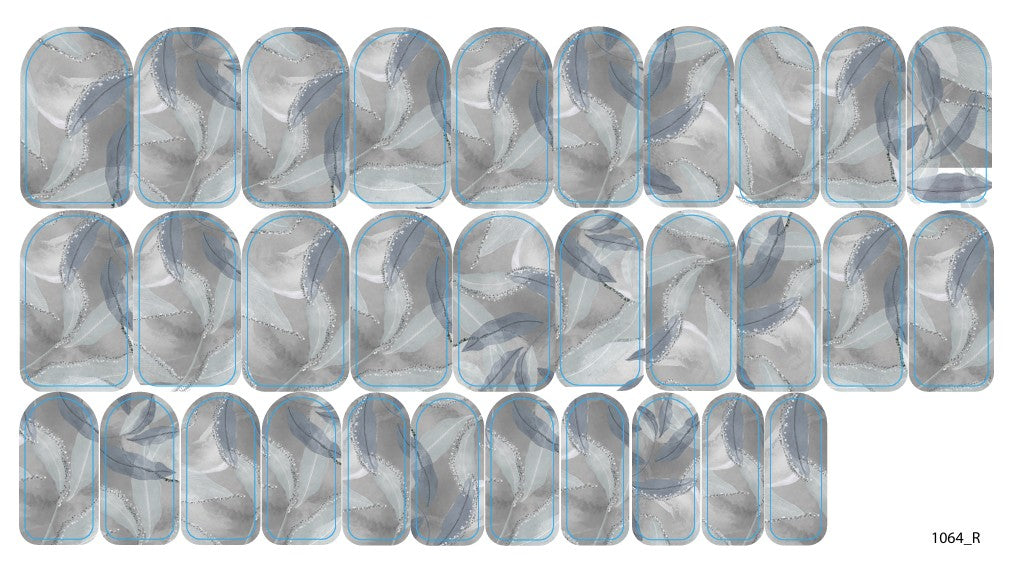 Nagų dekoravimo plėvelės manikiūrui - 1064R