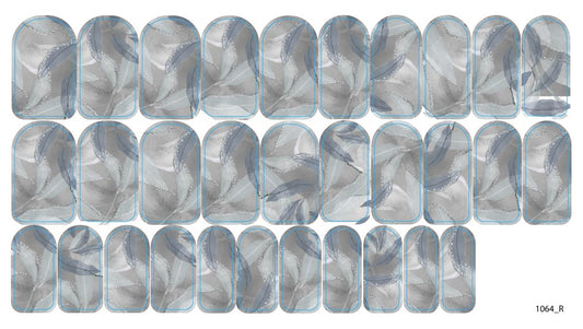 Nail decoration films for manicure - 1064R 