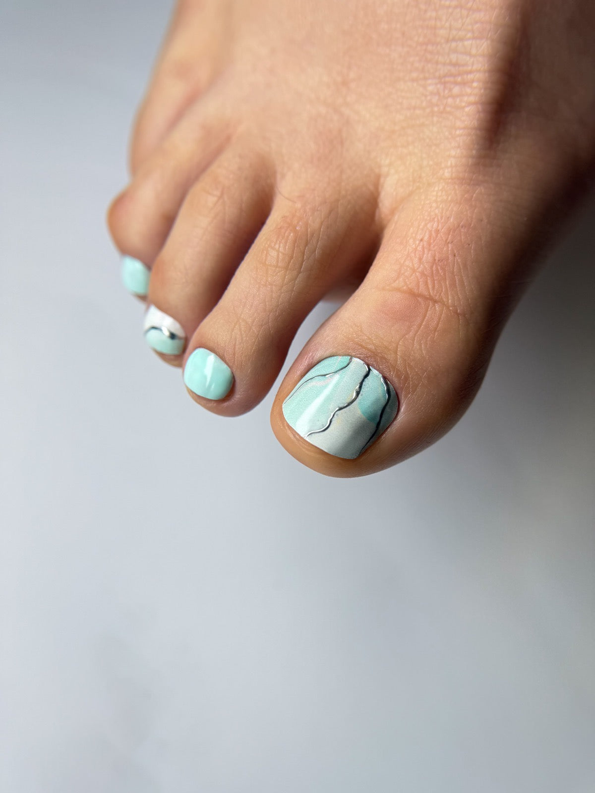 Nail decoration films for pedicure - 1065K 