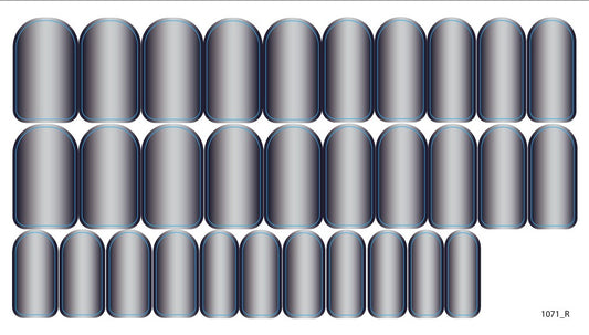 Nail decoration films for manicure - 1071R 