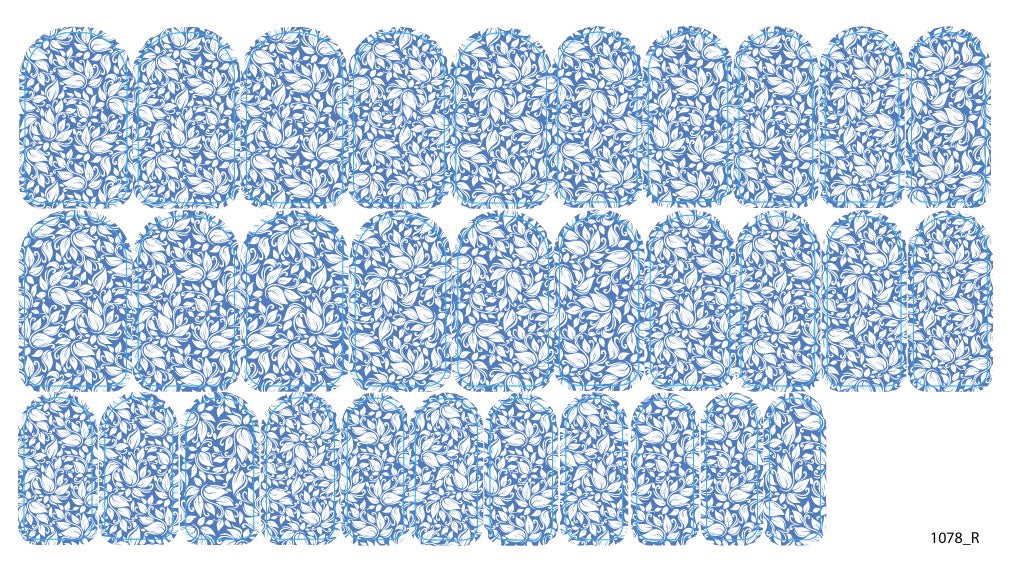 Nail decoration films for manicure - 1078R 