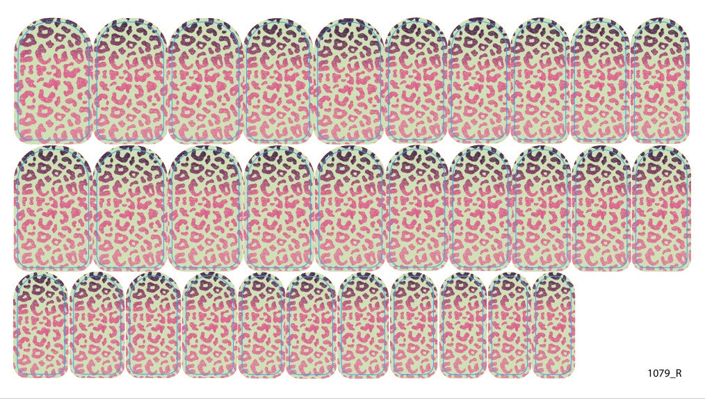 Nail decoration films for manicure - 1079R 