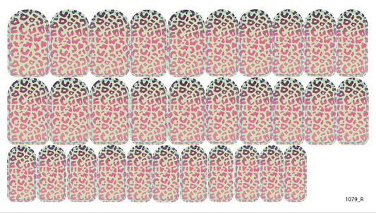 Nail decoration films for manicure - 1079R 