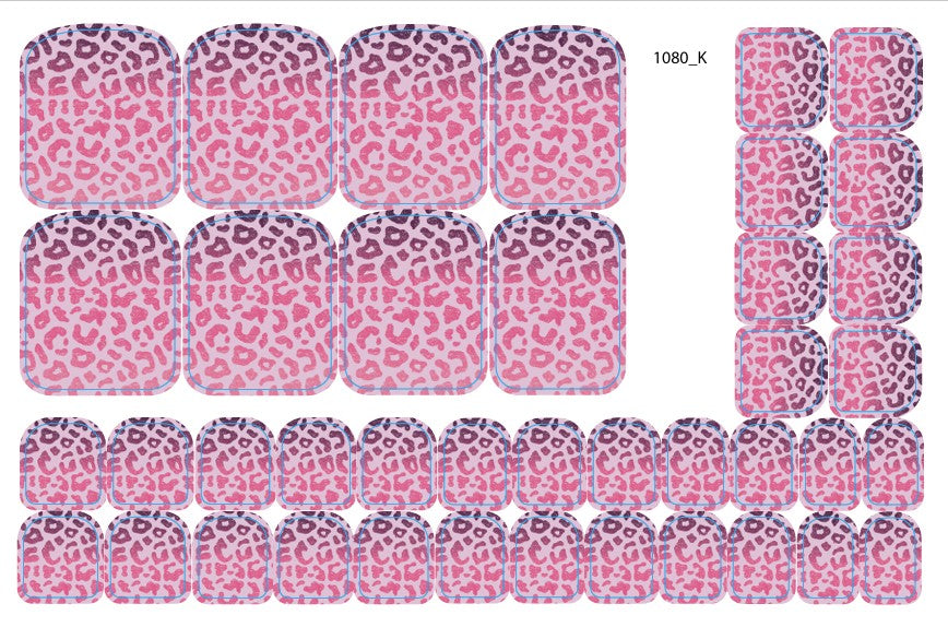 Nagų dekoravimo plėvelės pedikiūrui - 1080K